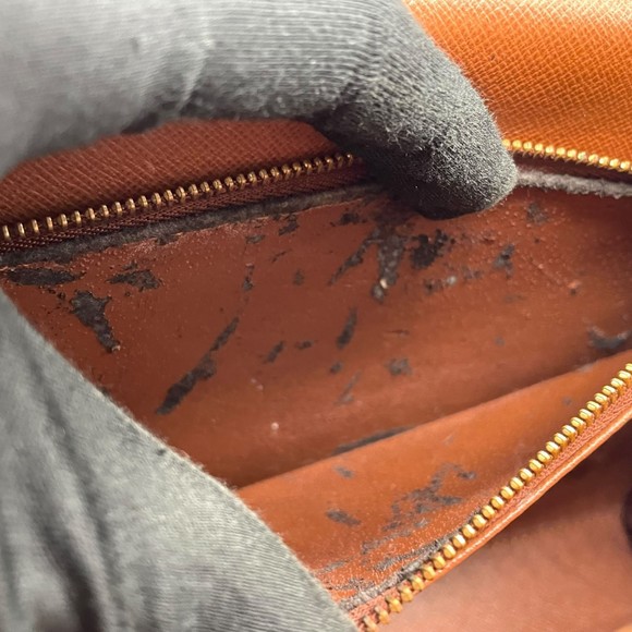 LOUIS VUITTON Louis Vuitton Monogram Malesherbes Handbag M51379 Brown Leather... - Picture 15 of 16